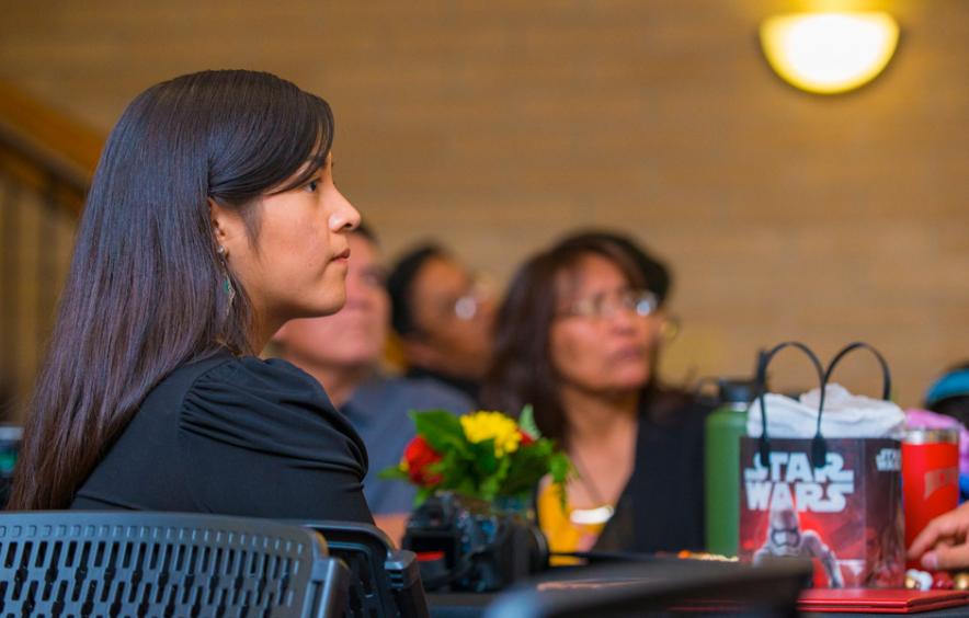 native women at conference