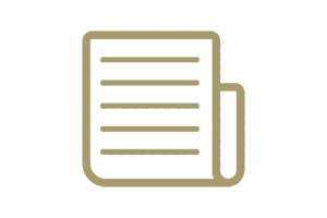 icon of sheet of paper with lines representing text