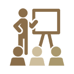 teacher teaching icon
