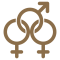 3 interlocking male and female icons